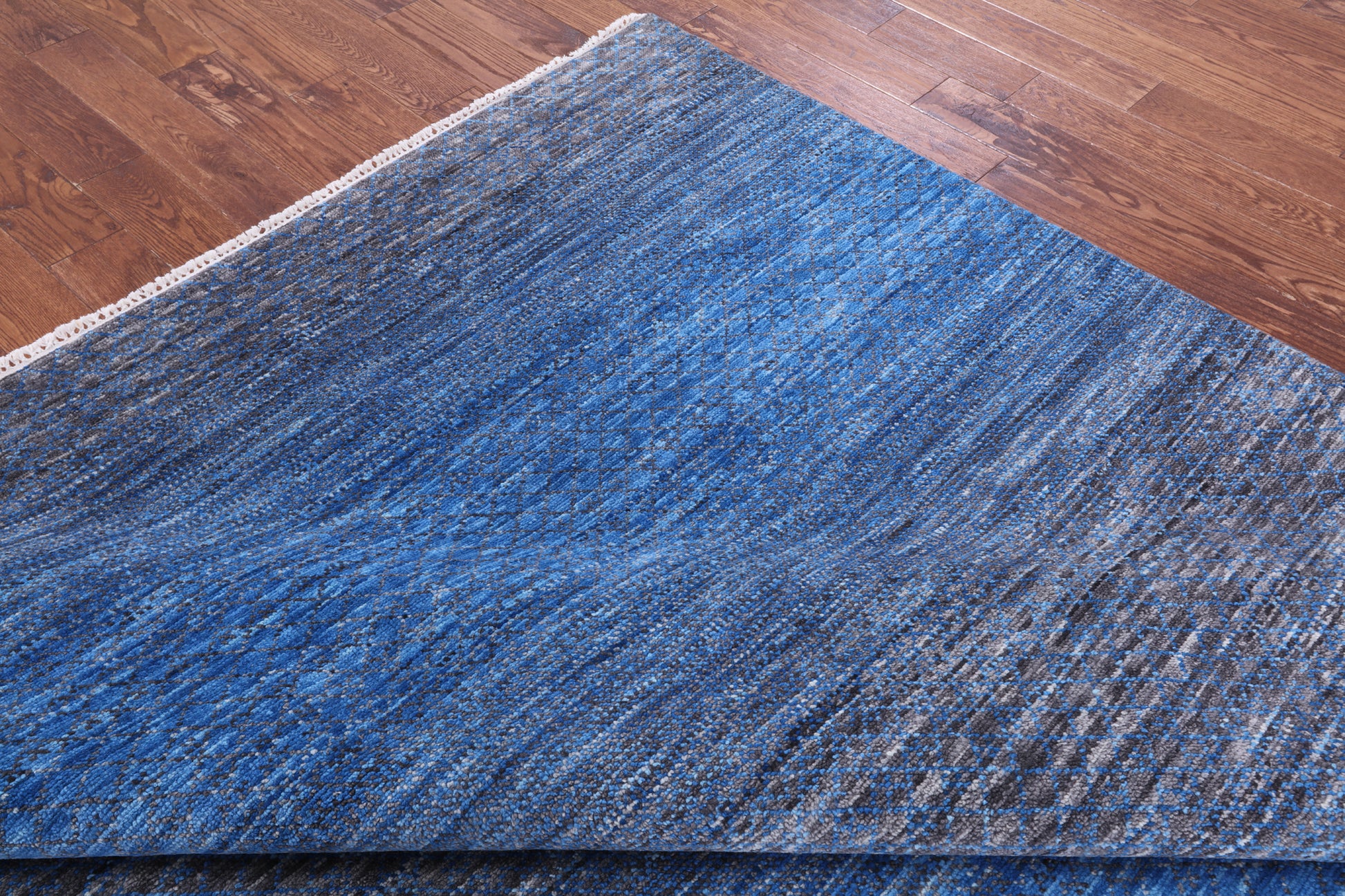 Savannah Grass Hand Knotted Wool Rug - 9' 0" X 11' 8" - Golden Nile
