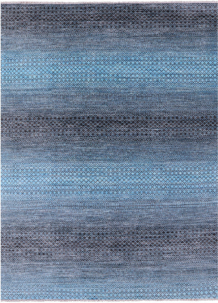 Savannah Grass Hand Knotted Wool Rug - 9' 0" X 12' 0" - Golden Nile