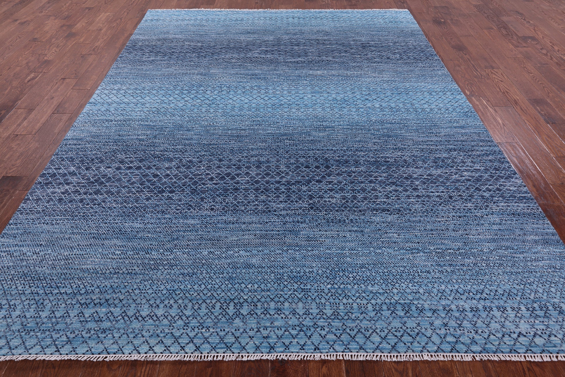 Savannah Grass Handmade Wool Rug - 8' 1" X 10' 3" - Golden Nile