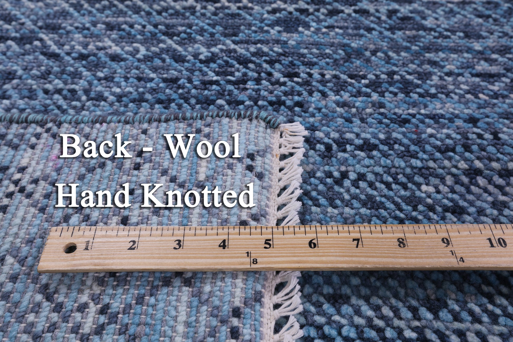 Savannah Grass Handmade Wool Rug - 8' 1" X 10' 3" - Golden Nile