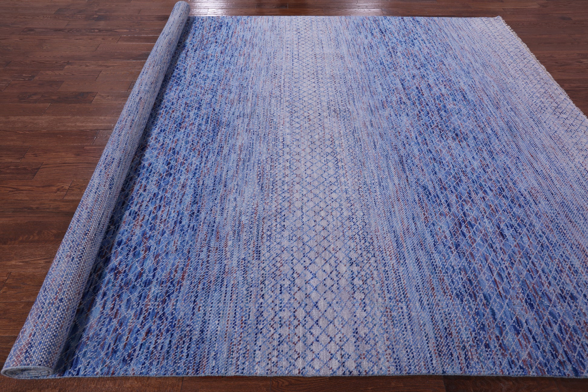Savannah Grass Hand Knotted Wool Rug - 9' 1" X 12' 1" - Golden Nile
