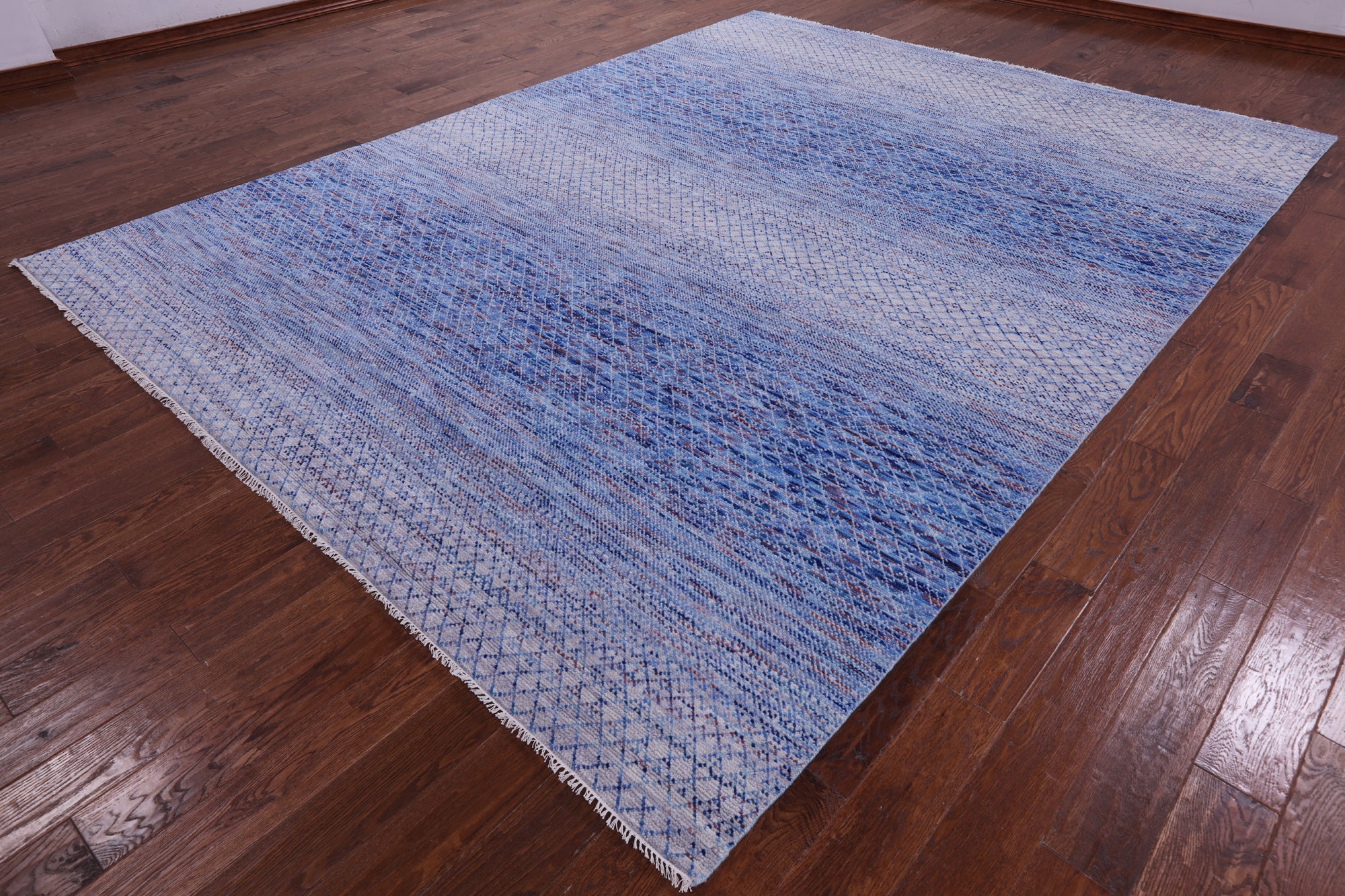 Savannah Grass Hand Knotted Wool Rug - 9' 1" X 12' 1" - Golden Nile