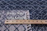Savannah Grass Hand Knotted Wool Rug - 8' 1" X 10' 4" - Golden Nile