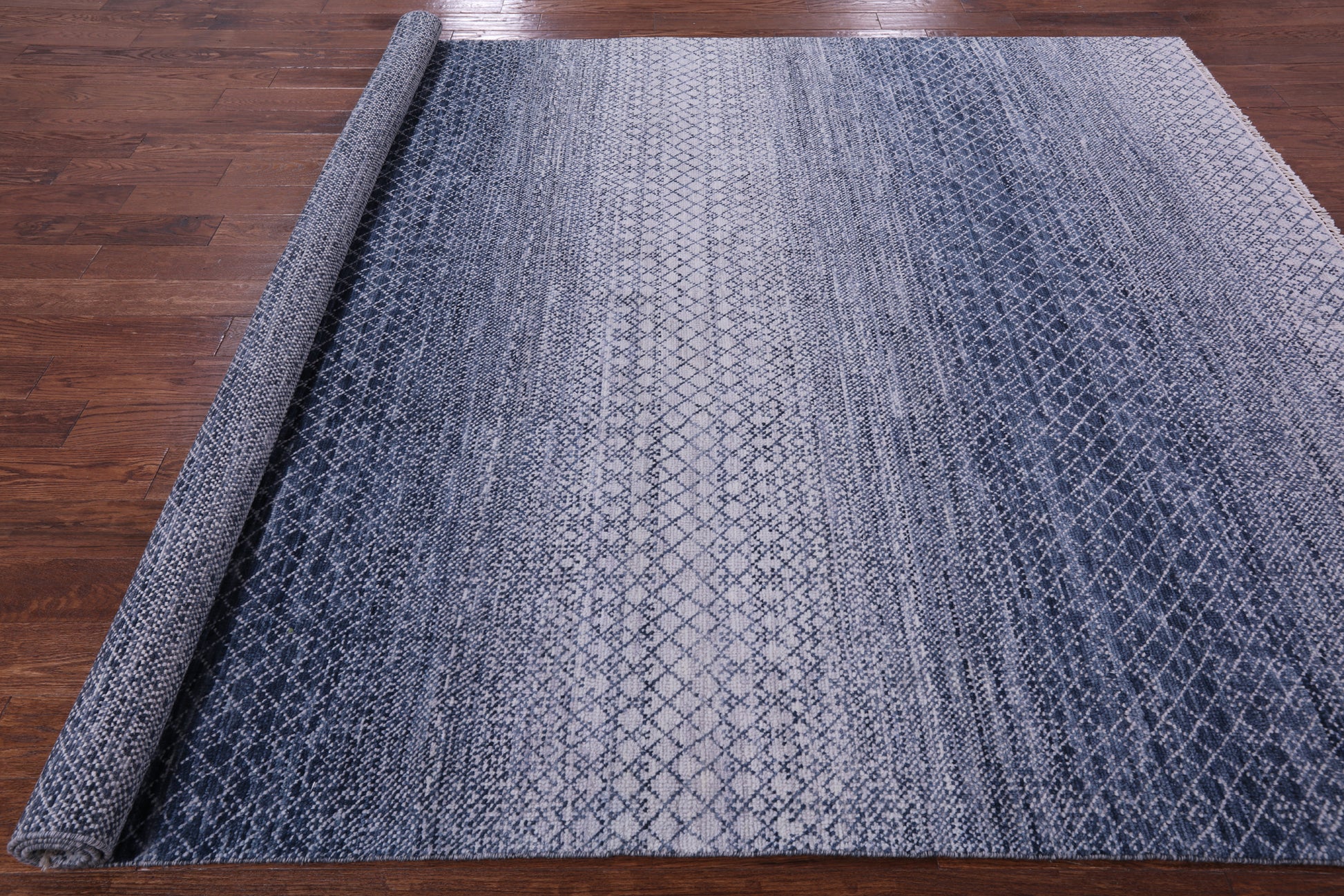 Savannah Grass Hand Knotted Wool Rug - 8' 1" X 10' 4" - Golden Nile