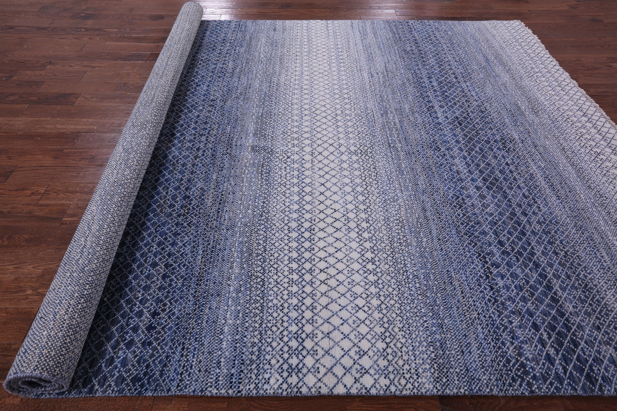 Savannah Grass Hand Knotted Wool Rug - 9' 0" X 12' 4" - Golden Nile