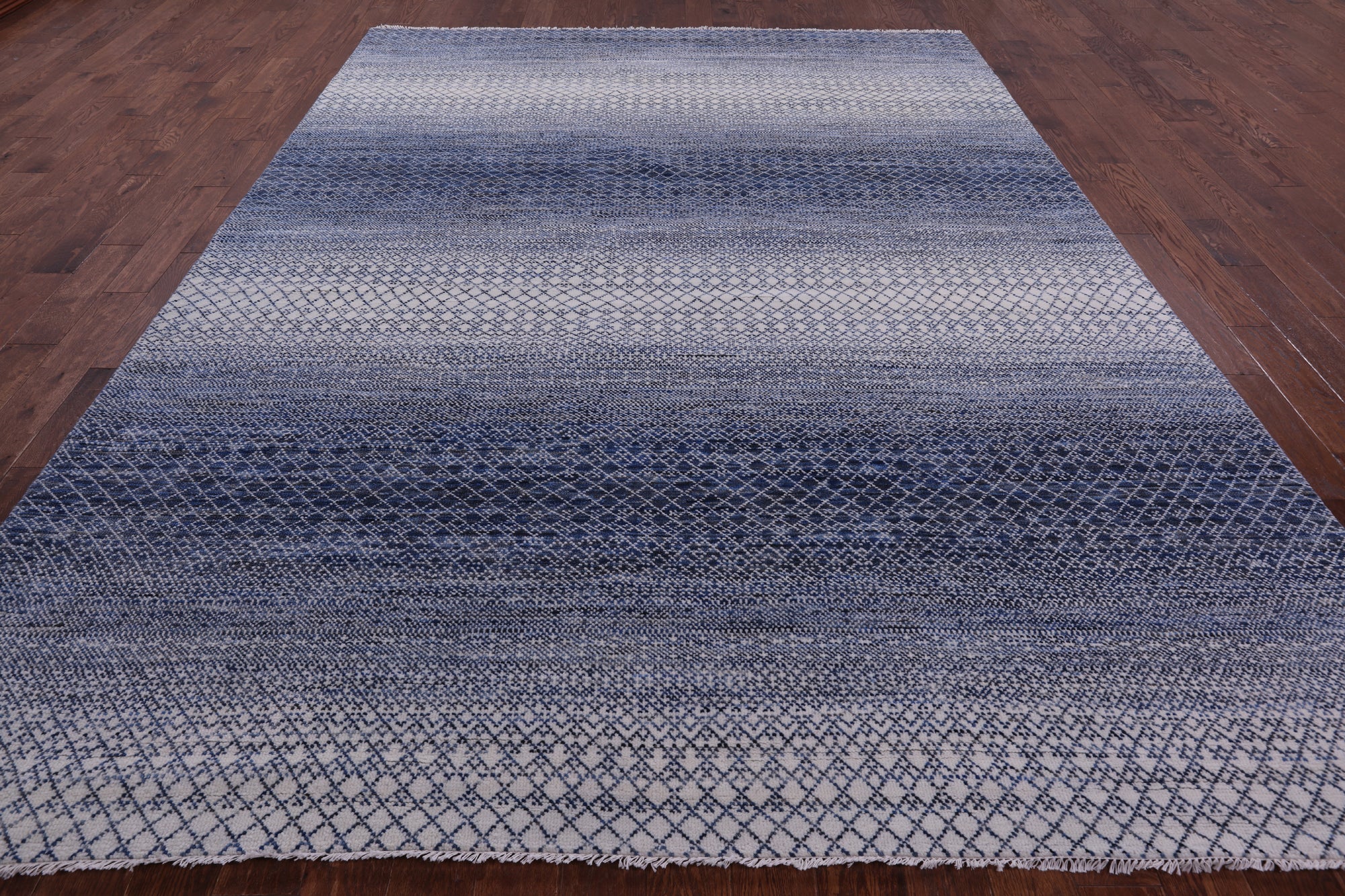 Savannah Grass Hand Knotted Wool Rug - 9' 0" X 12' 4" - Golden Nile
