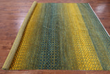 Savannah Grass Hand Knotted Wool Rug - 8' 2" X 10' 0" - Golden Nile