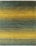 Savannah Grass Hand Knotted Wool Rug - 8' 2" X 10' 0" - Golden Nile