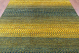 Savannah Grass Hand Knotted Wool Rug - 8' 2" X 10' 0" - Golden Nile