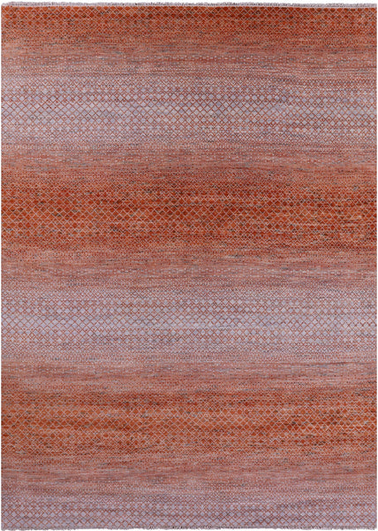 Savannah Grass Hand Knotted Wool Rug - 9' 0" X 12' 6" - Golden Nile