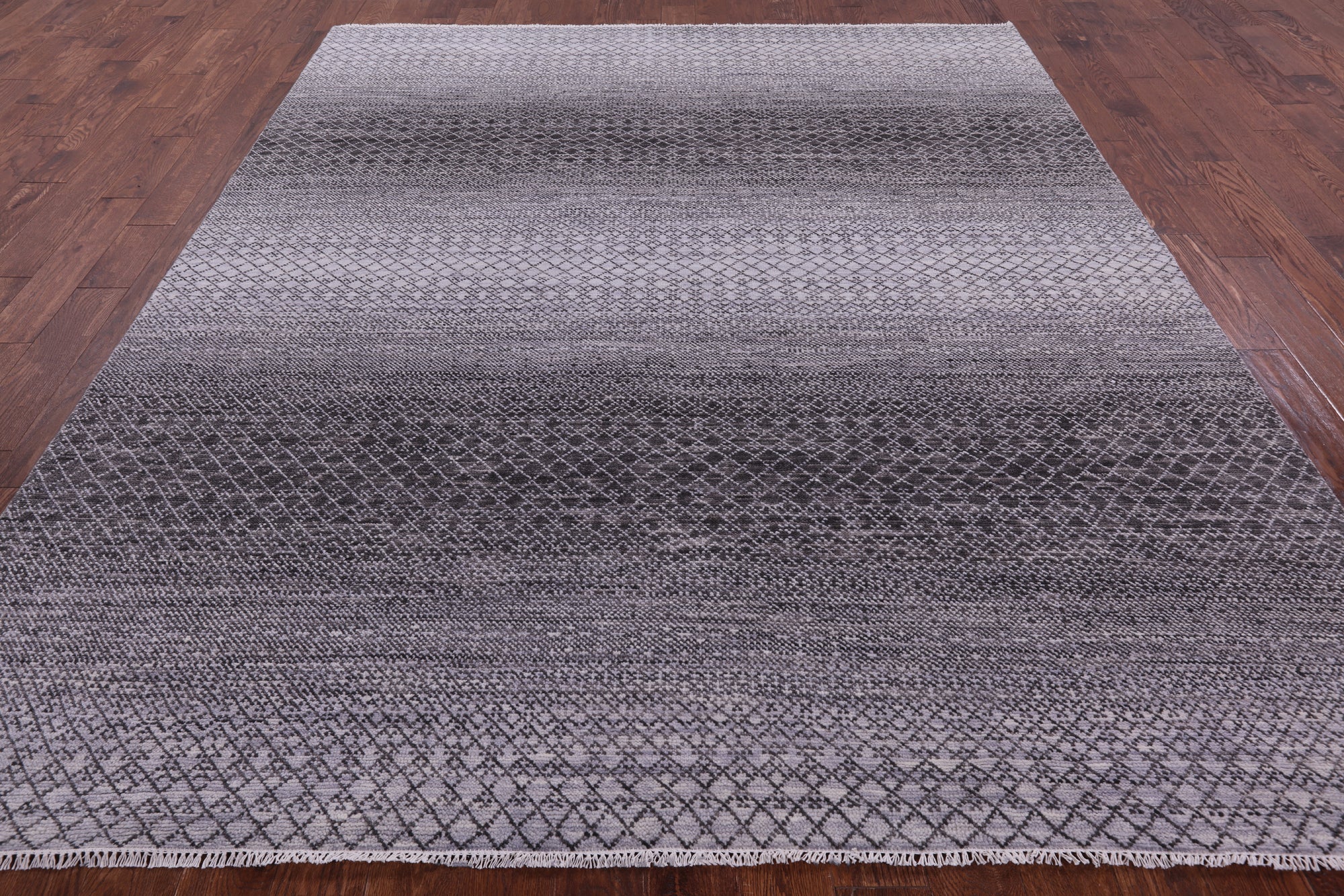 Savannah Grass Hand Knotted Wool Rug - 8' 2" X 9' 9" - Golden Nile