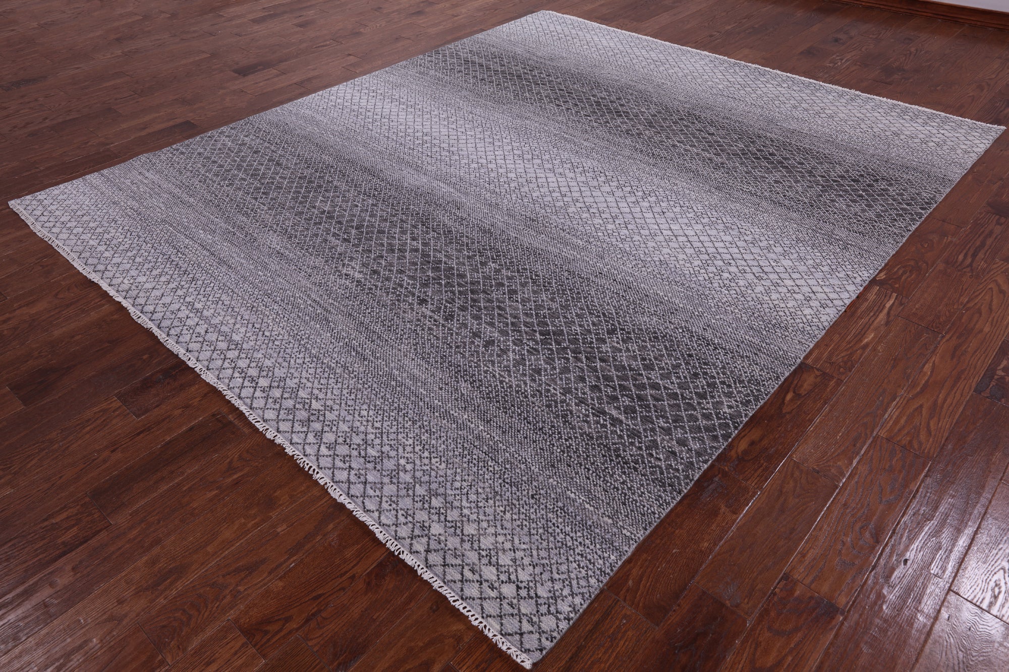 Savannah Grass Hand Knotted Wool Rug - 8' 2" X 9' 9" - Golden Nile