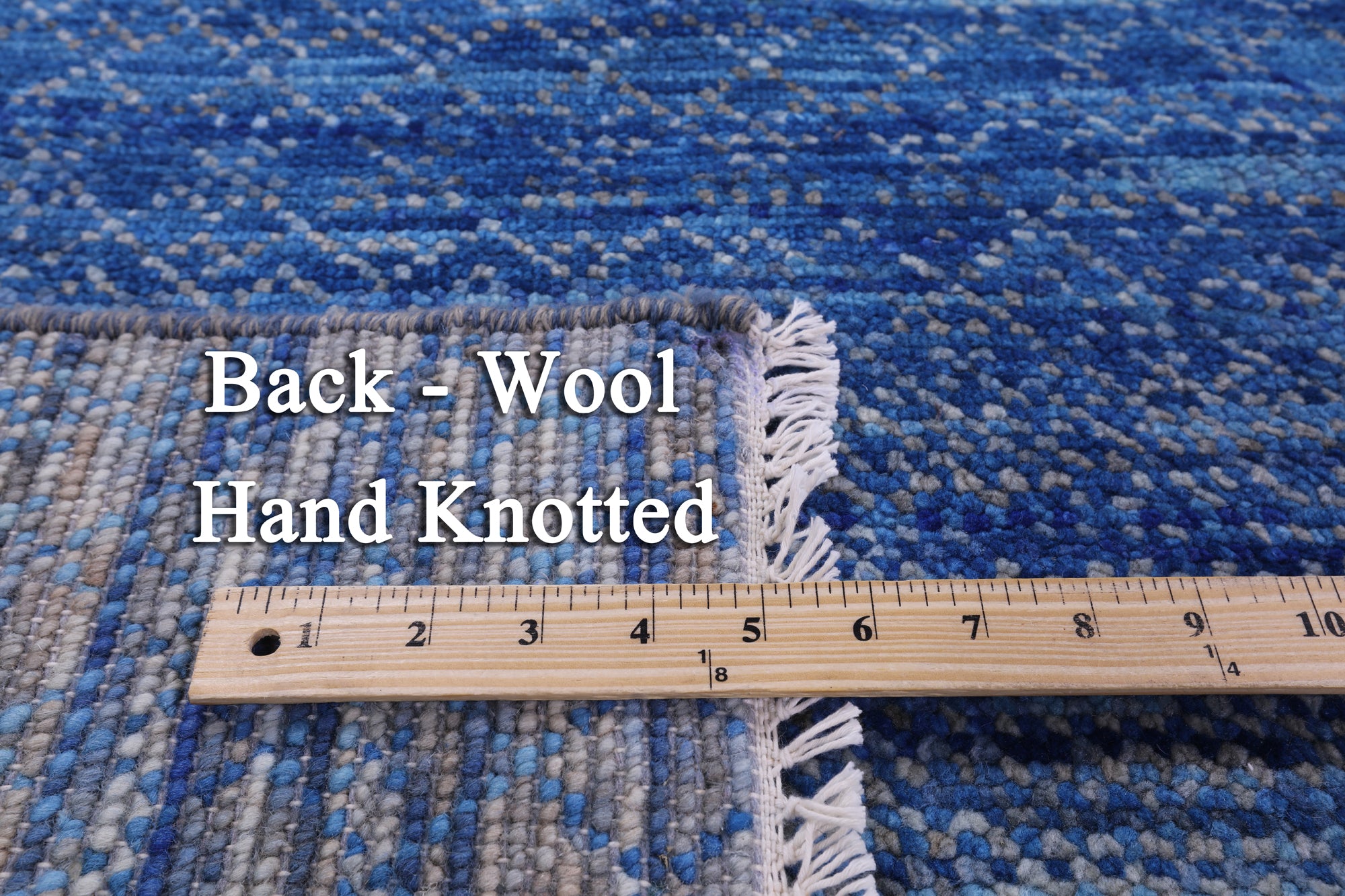 Savannah Grass Handmade Wool Rug - 8' 1" X 10' 2" - Golden Nile