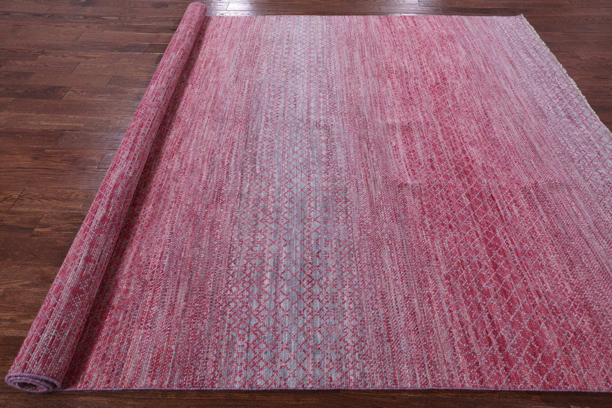 Savannah Grass Hand Knotted Wool Rug - 8' 1" X 10' 3" - Golden Nile