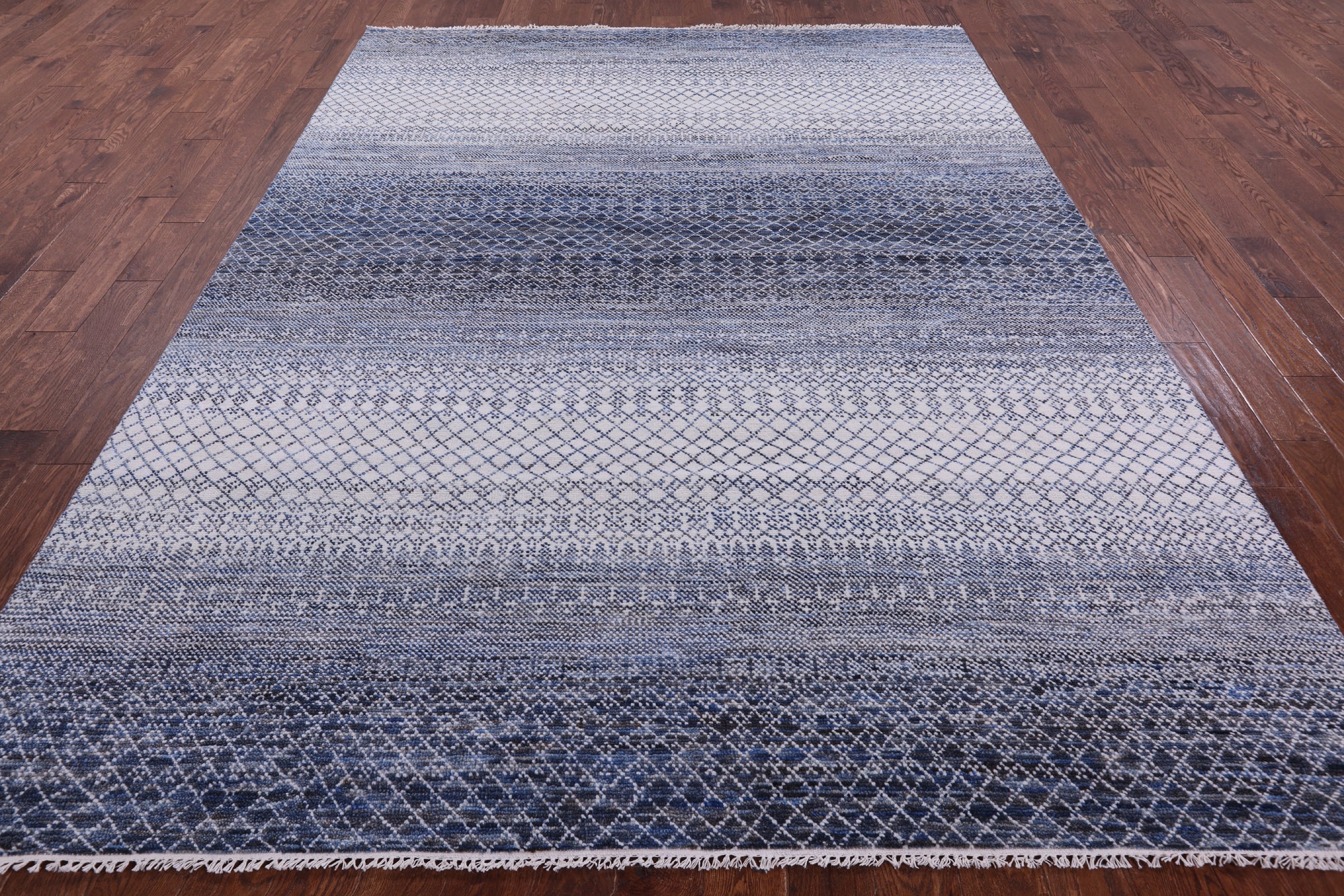Savannah Grass Hand Knotted Wool Rug - 8' 0" X 10' 3" - Golden Nile