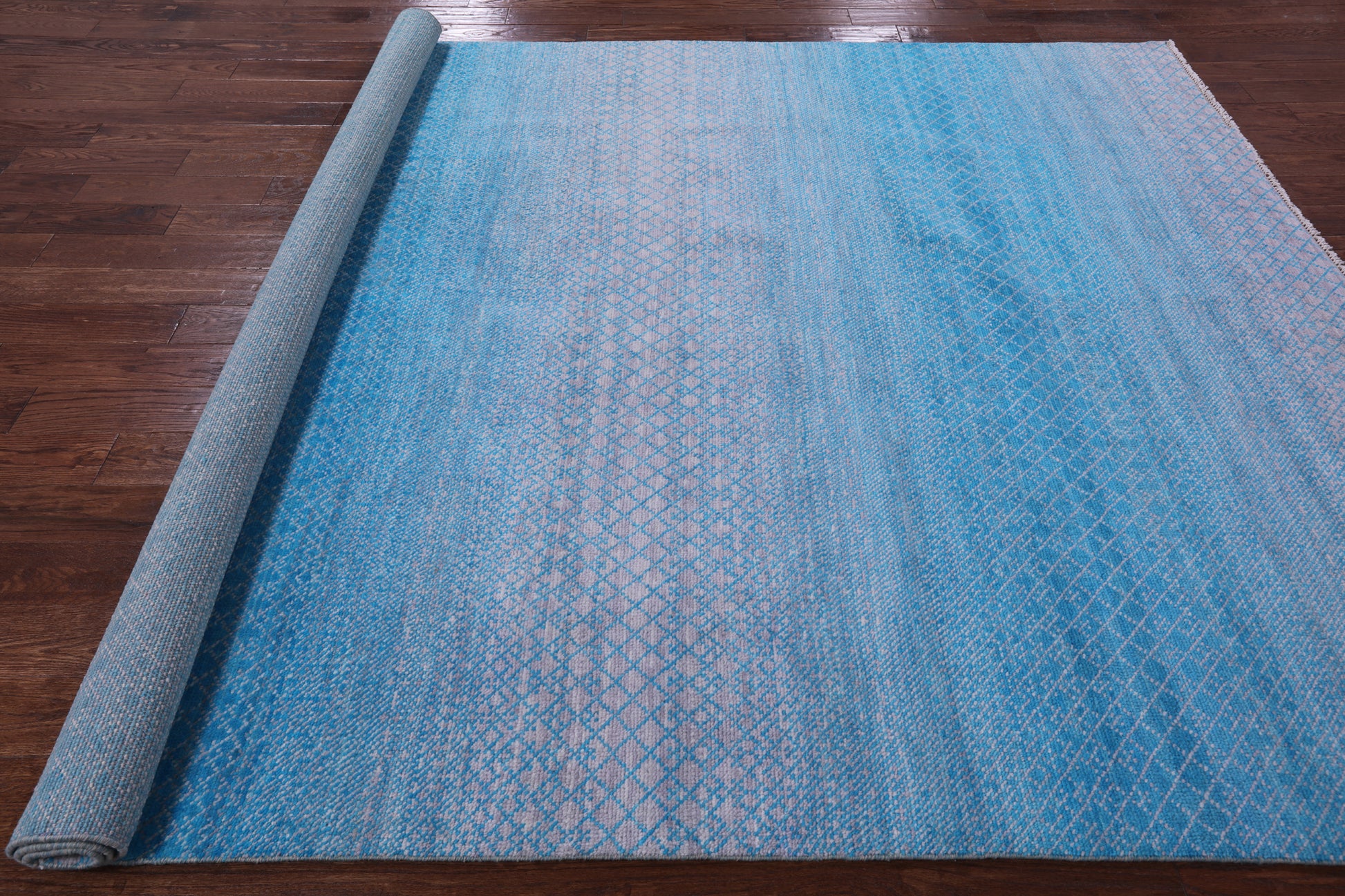 Savannah Grass Handmade Wool Rug - 8' 0" X 10' 2" - Golden Nile