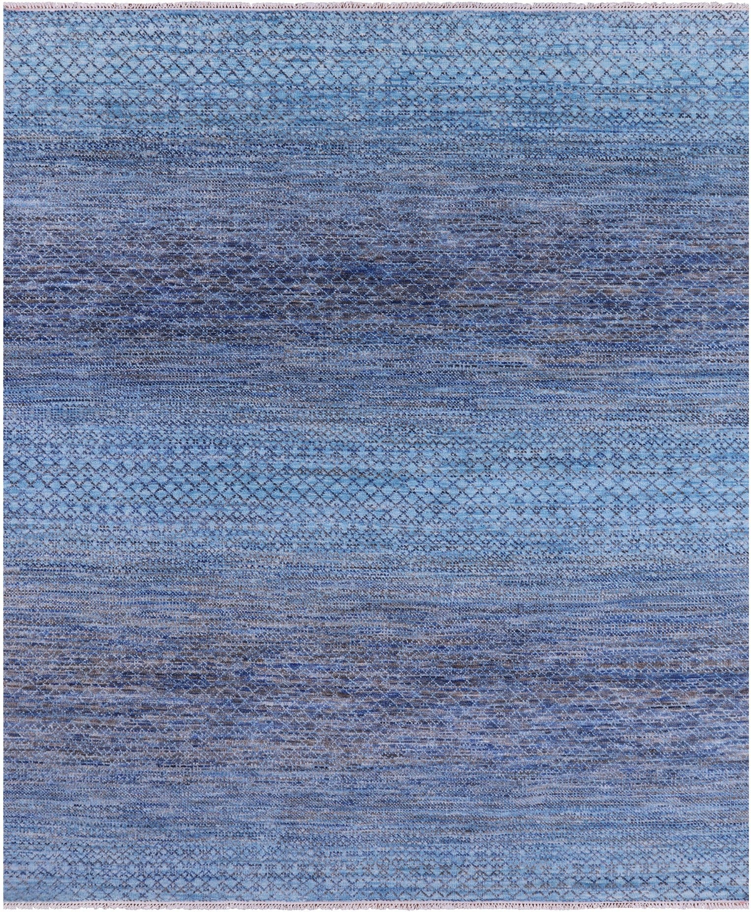 Savannah Grass Hand Knotted Wool Rug - 8' 0" X 9' 11" - Golden Nile