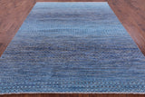 Savannah Grass Hand Knotted Wool Rug - 8' 0" X 9' 11" - Golden Nile