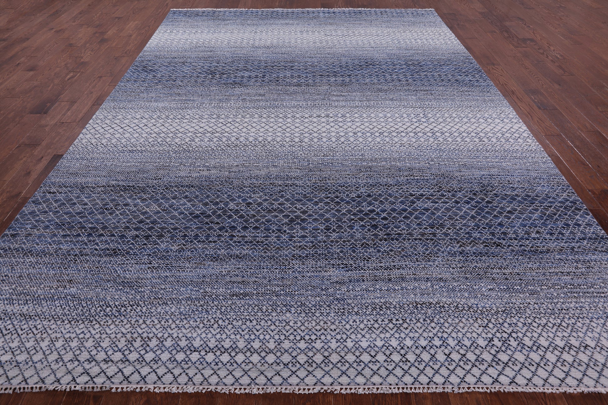 Savannah Grass Hand Knotted Wool Rug - 9' 2" X 12' 4" - Golden Nile