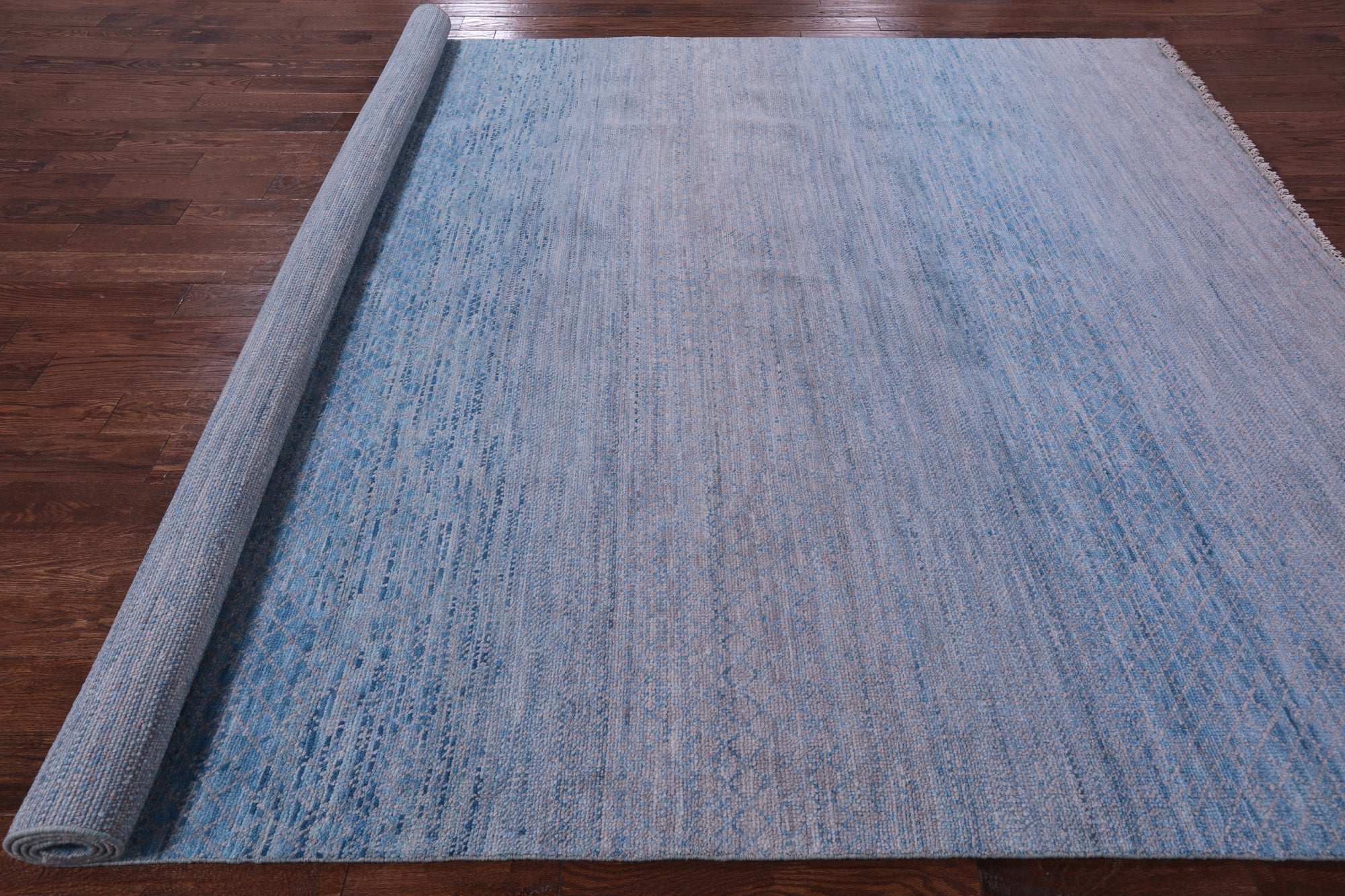 Savannah Grass Hand Knotted Wool Rug - 9' 1" X 12' 0" - Golden Nile