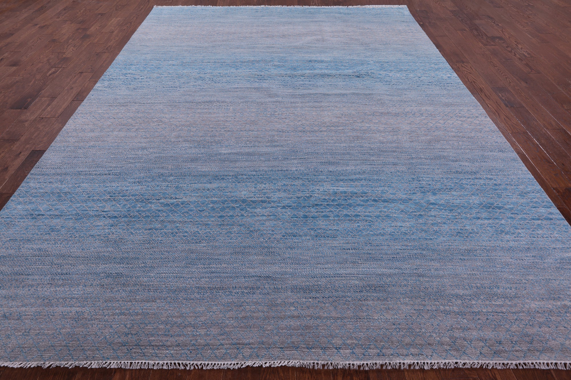 Savannah Grass Hand Knotted Wool Rug - 9' 1" X 12' 0" - Golden Nile