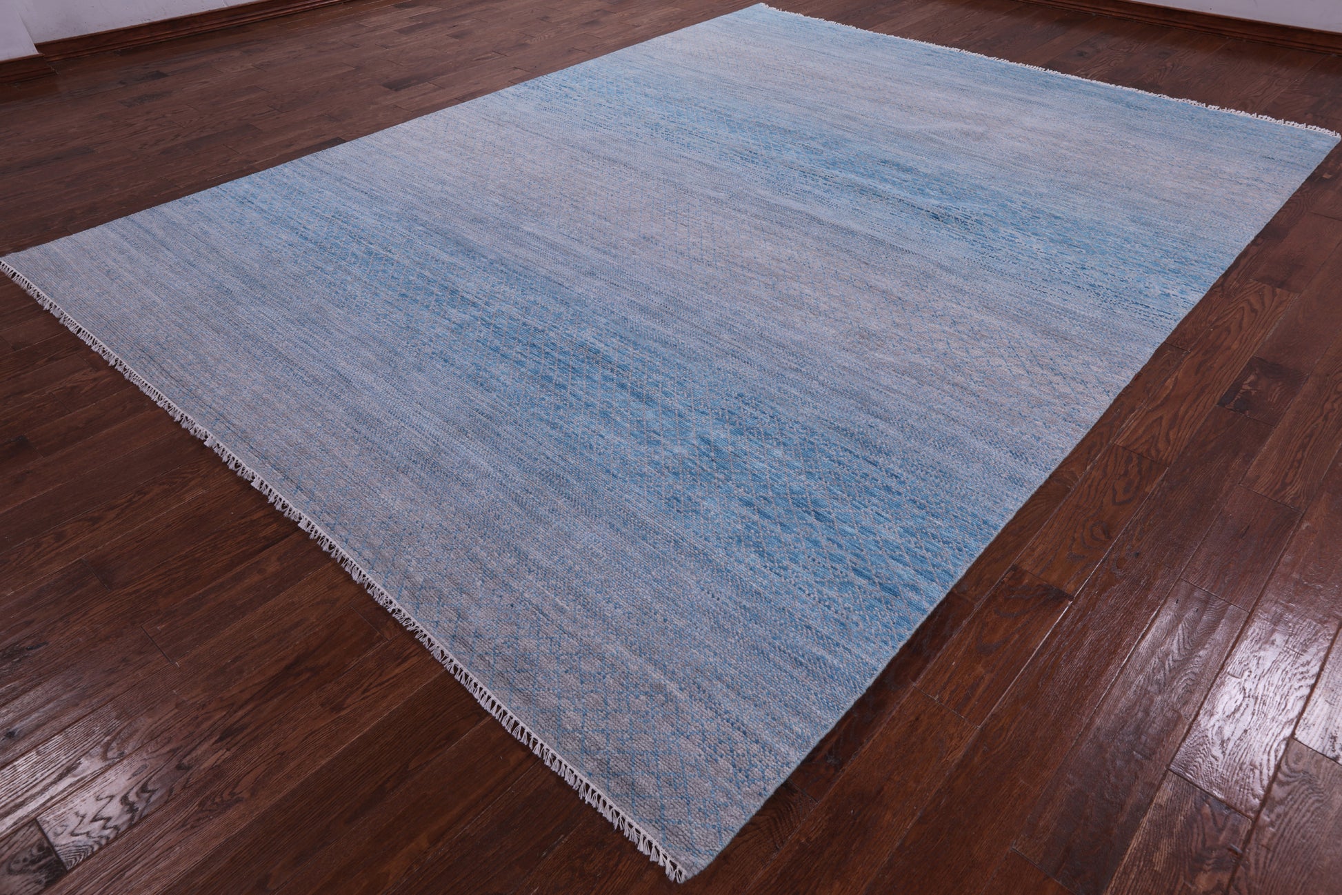 Savannah Grass Hand Knotted Wool Rug - 9' 1" X 12' 0" - Golden Nile