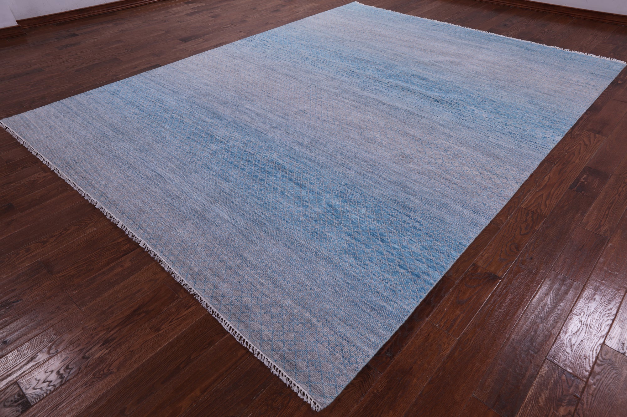Savannah Grass Hand Knotted Wool Rug - 9' 1" X 12' 0" - Golden Nile