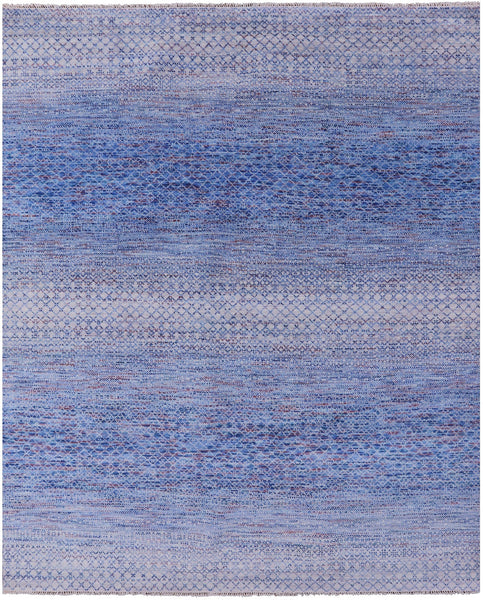 Savannah Grass Hand Knotted Wool Rug - 8' 0" X 10' 0" - Golden Nile
