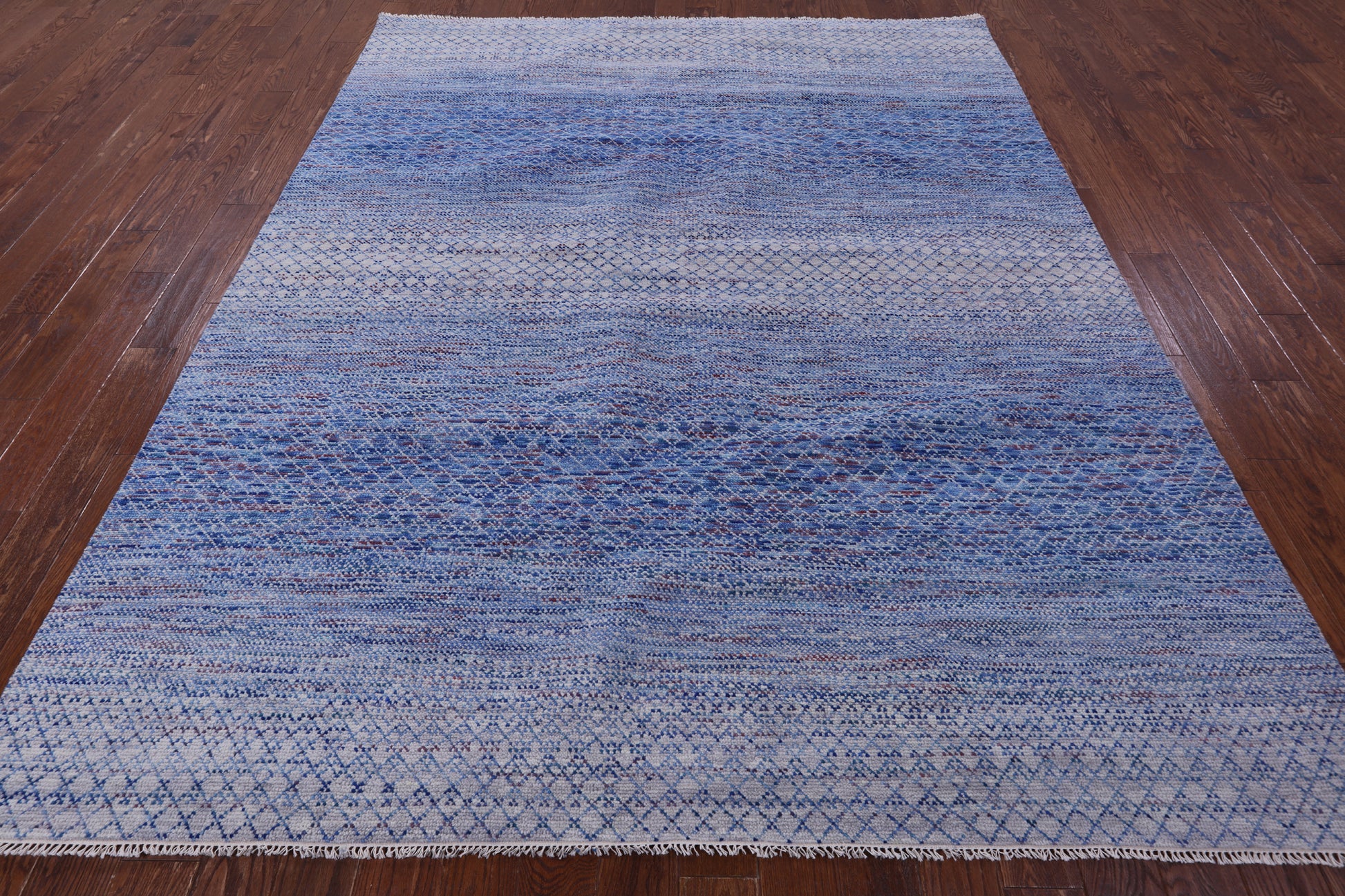 Savannah Grass Hand Knotted Wool Rug - 8' 0" X 10' 0" - Golden Nile