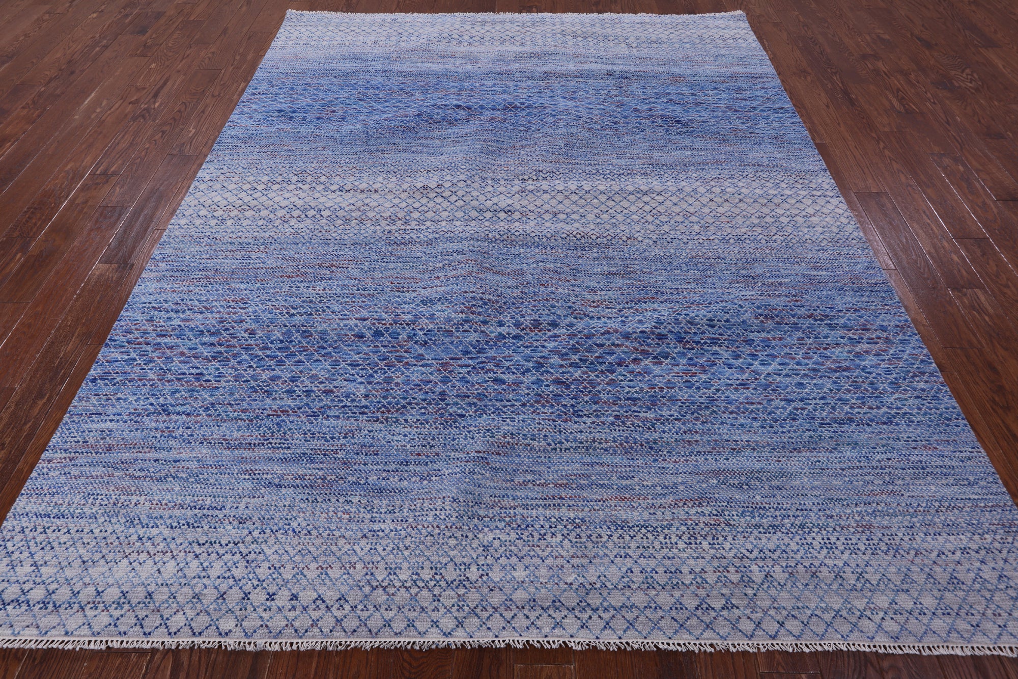 Savannah Grass Hand Knotted Wool Rug - 8' 0" X 10' 0" - Golden Nile