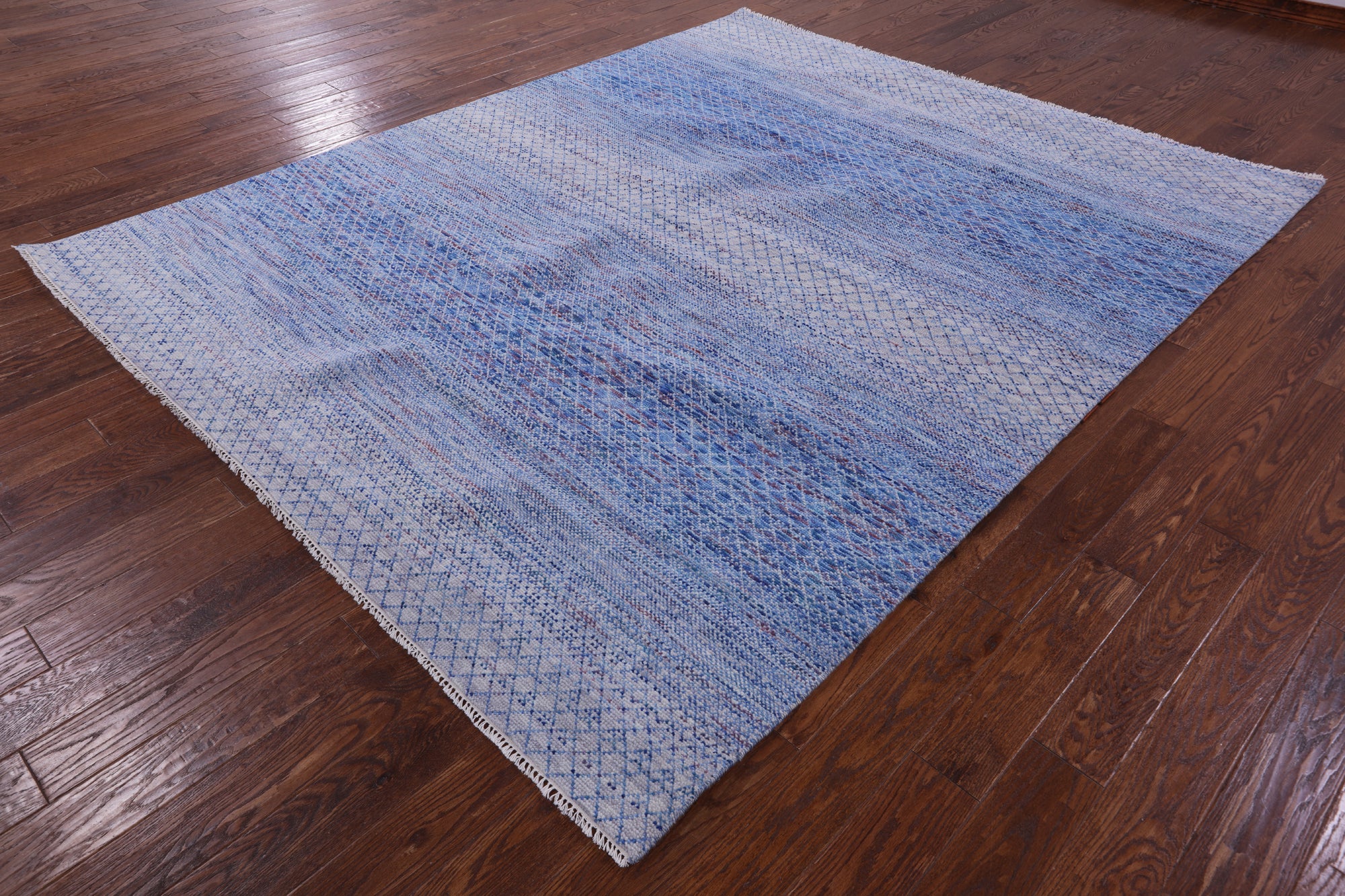 Savannah Grass Hand Knotted Wool Rug - 8' 0" X 10' 0" - Golden Nile
