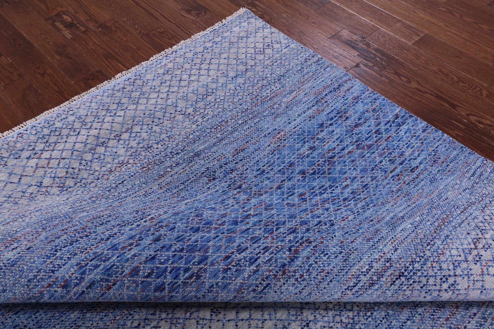 Savannah Grass Hand Knotted Wool Rug - 8' 0" X 10' 0" - Golden Nile