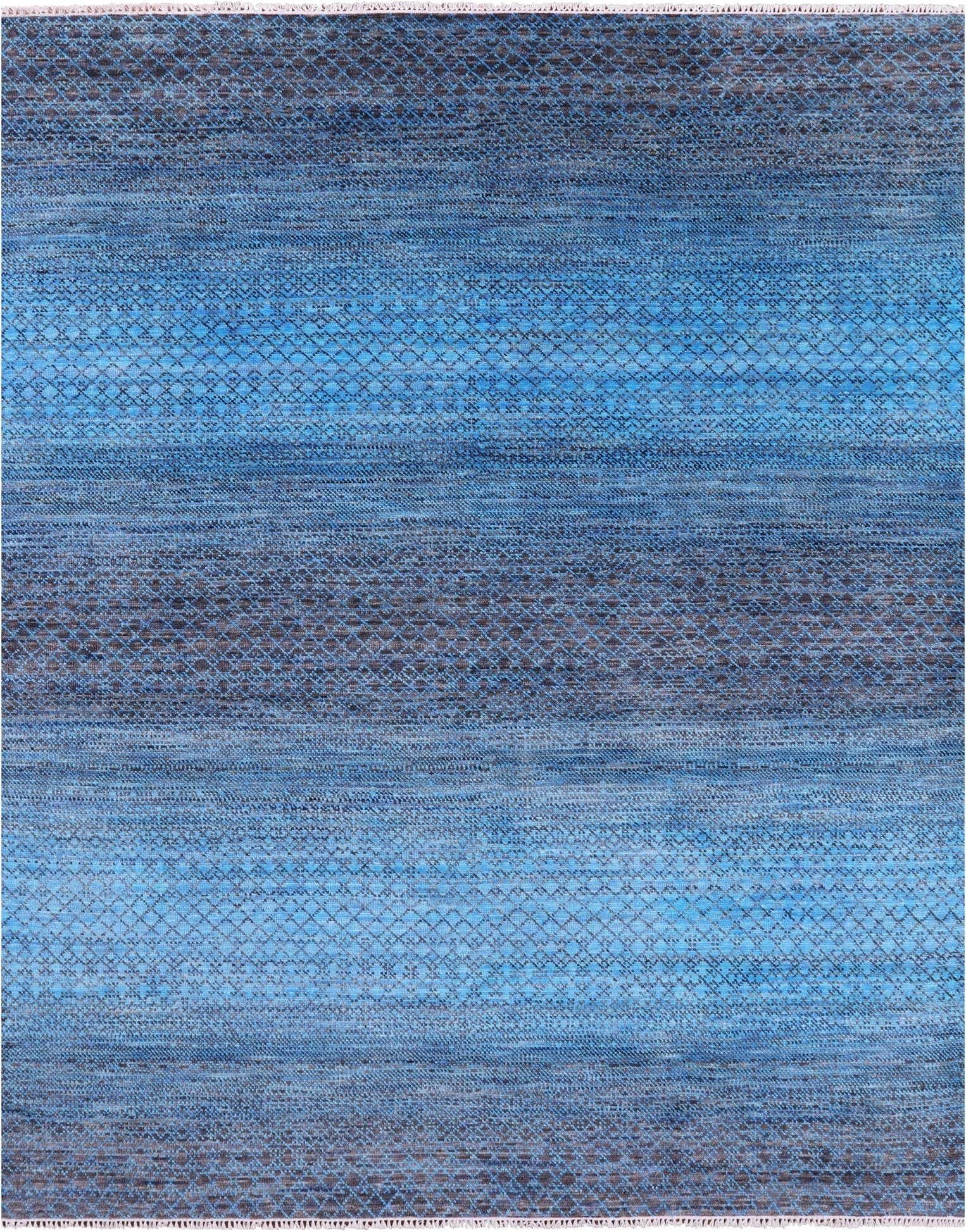 Savannah Grass Hand Knotted Wool Rug - 7' 11" X 10' 4" - Golden Nile