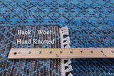 Savannah Grass Hand Knotted Wool Rug - 7' 11" X 10' 4" - Golden Nile