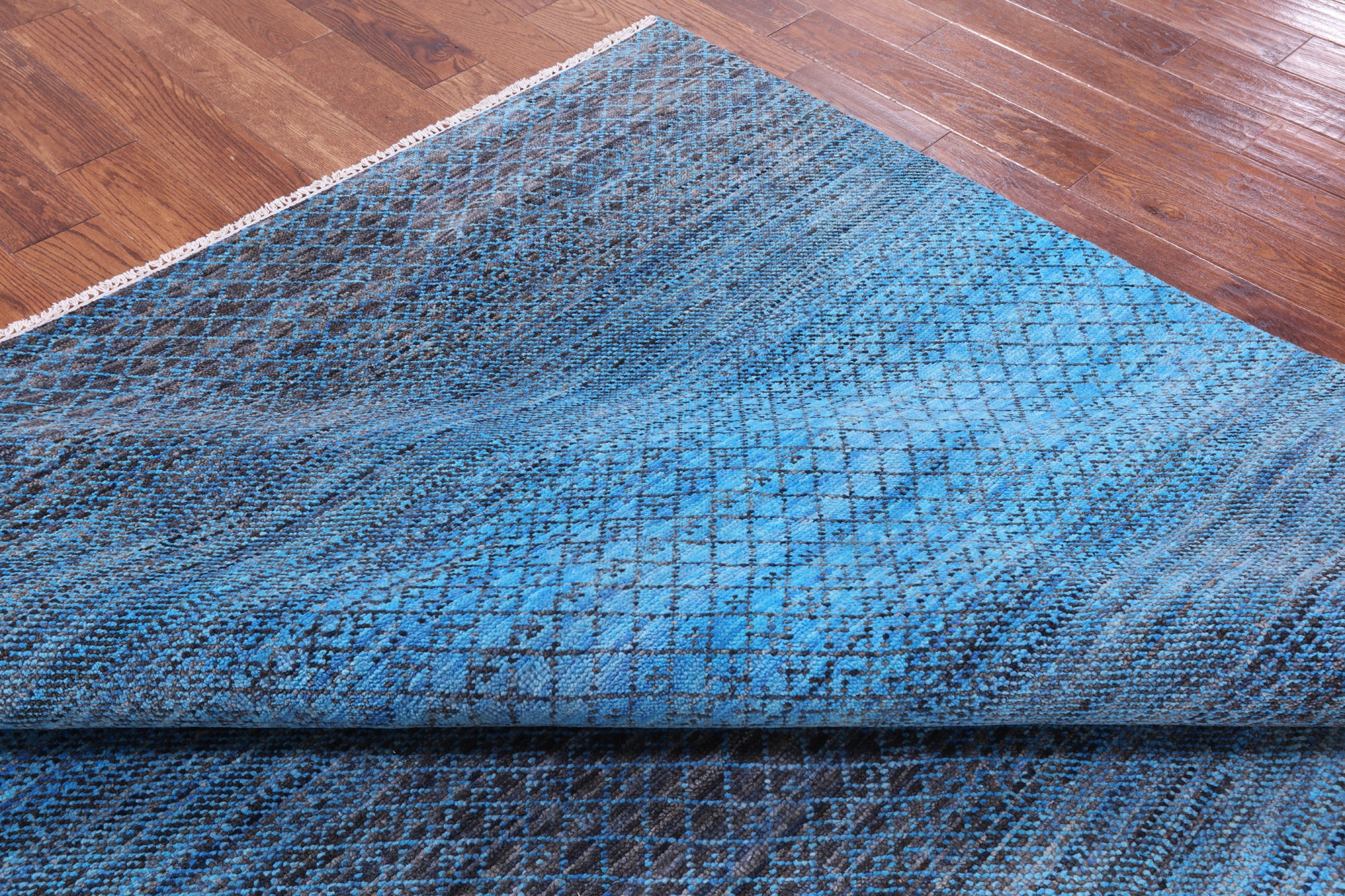 Savannah Grass Hand Knotted Wool Rug - 7' 11" X 10' 4" - Golden Nile