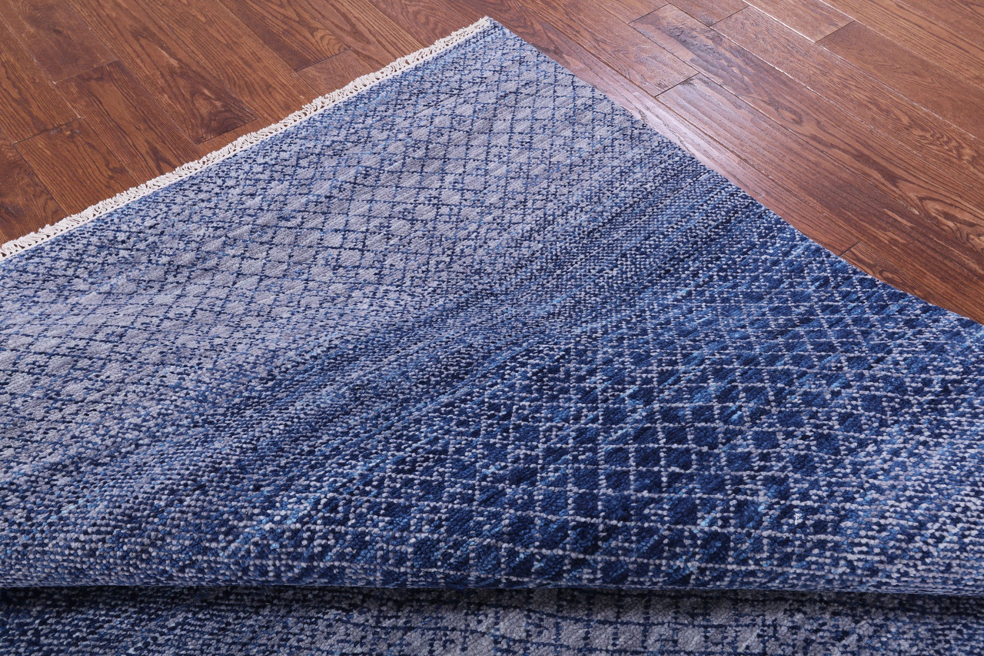 Savannah Grass Hand Knotted Wool Rug - 7' 11" X 10' 1" - Golden Nile