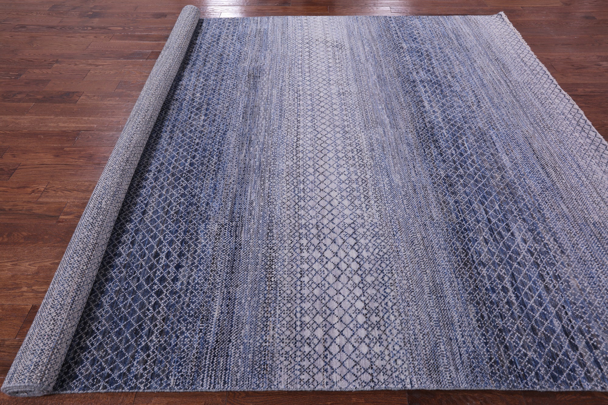 Savannah Grass Hand Knotted Wool Rug - 9' 0" X 11' 11" - Golden Nile