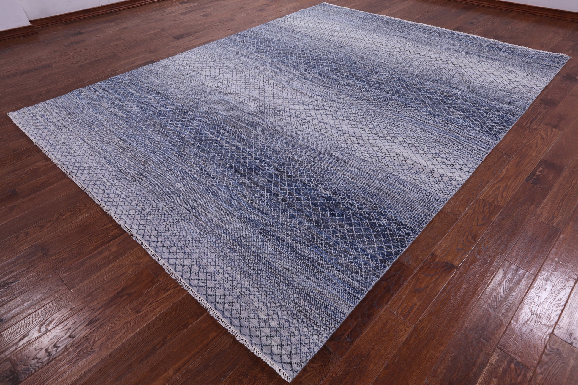 Savannah Grass Hand Knotted Wool Rug - 9' 0" X 11' 11" - Golden Nile