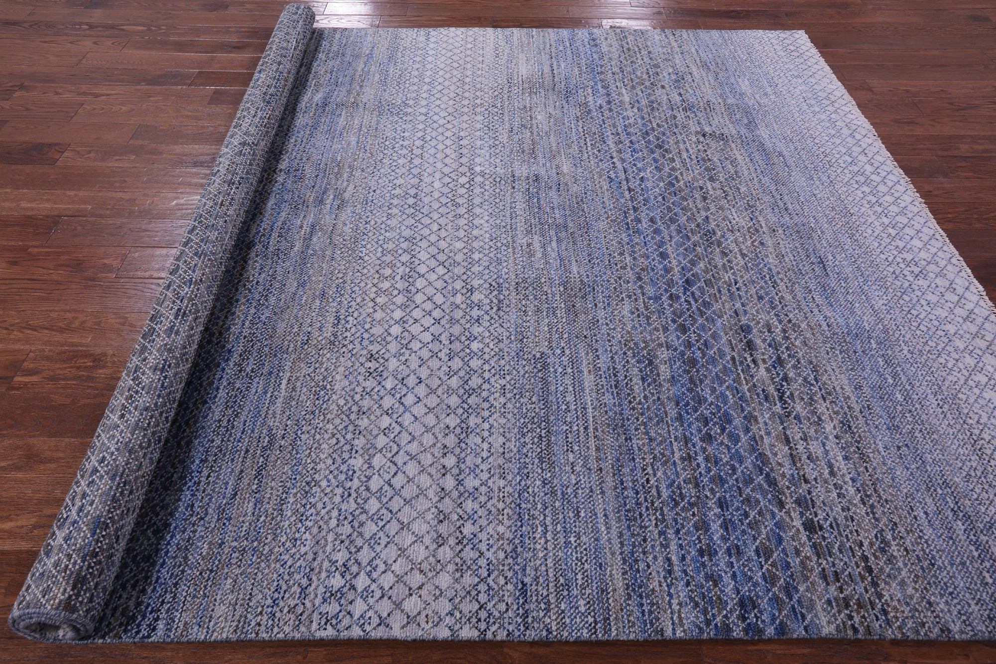 Savannah Grass Handmade Wool Rug - 8' 1" X 10' 0" - Golden Nile