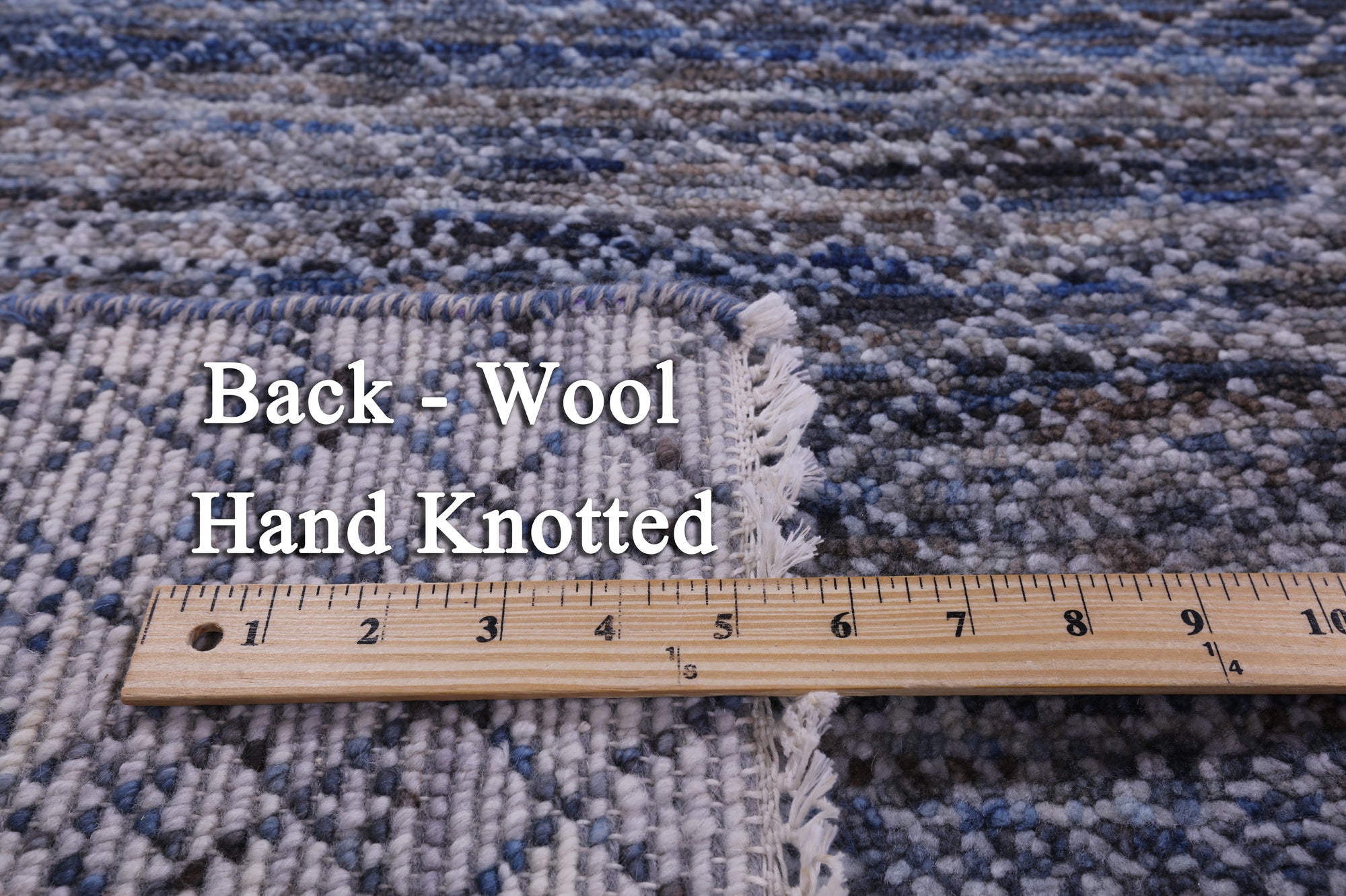 Savannah Grass Handmade Wool Rug - 8' 1" X 10' 0" - Golden Nile
