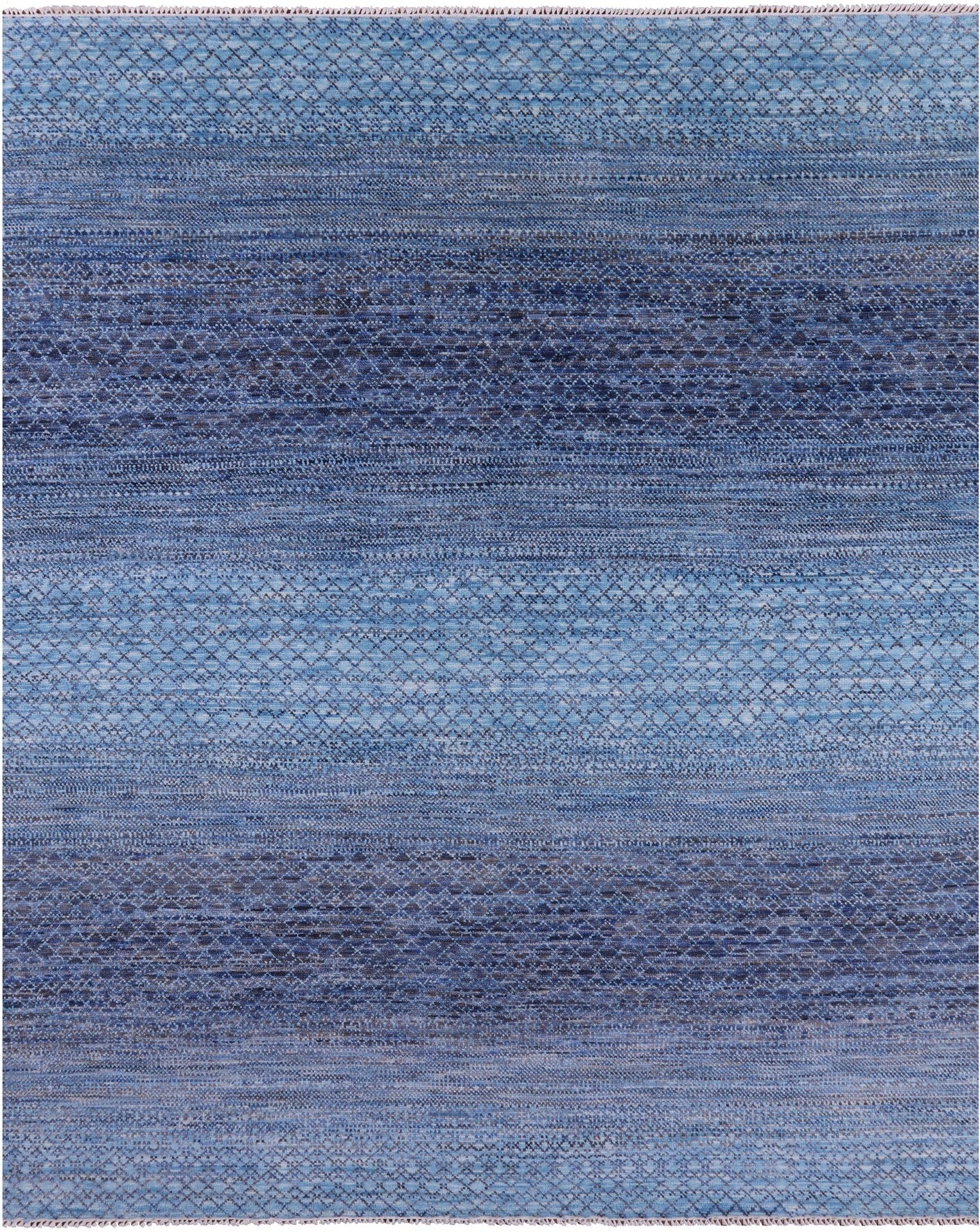 Savannah Grass Hand Knotted Wool Rug - 8' 0" X 10' 5" - Golden Nile