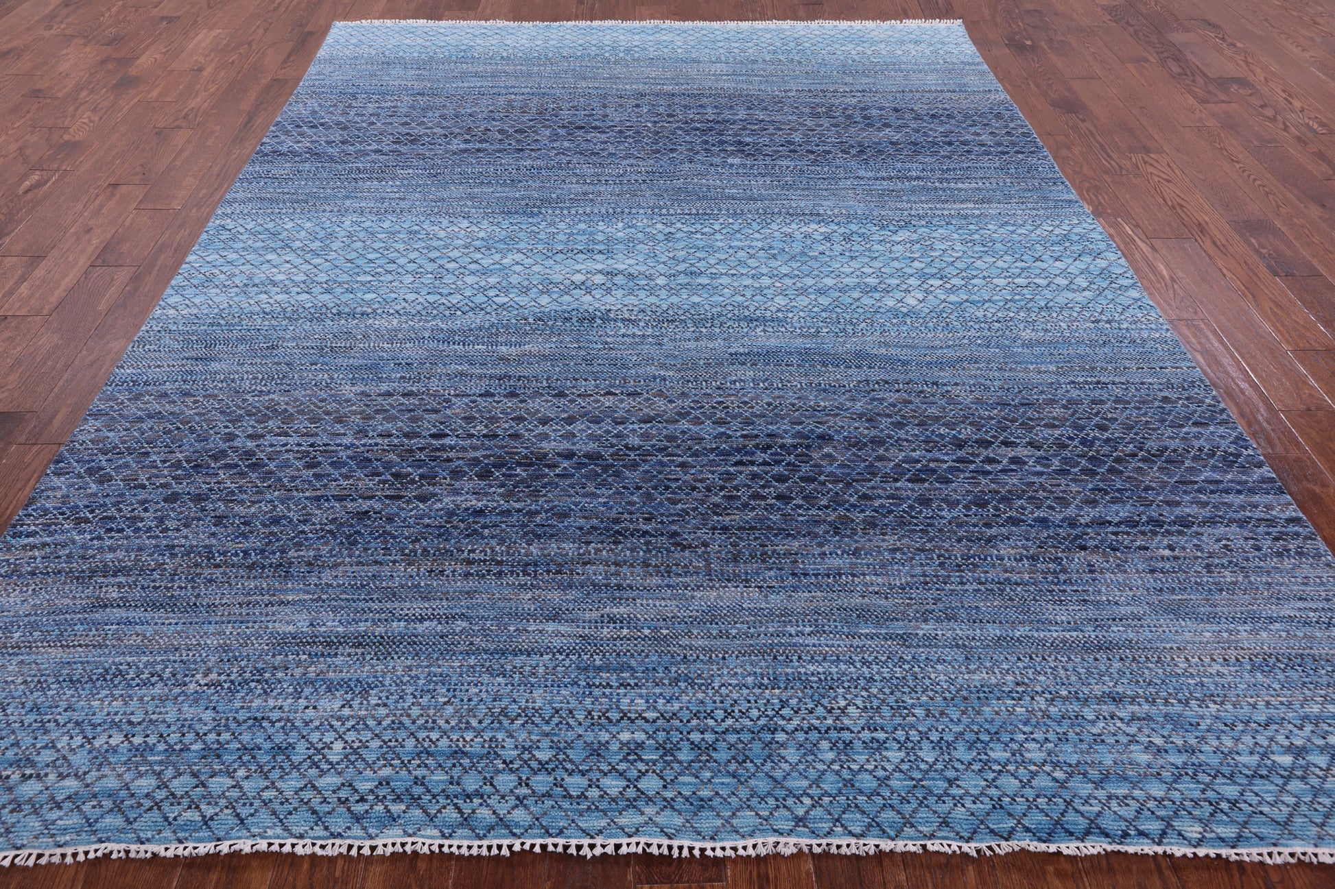 Savannah Grass Hand Knotted Wool Rug - 8' 0" X 10' 5" - Golden Nile