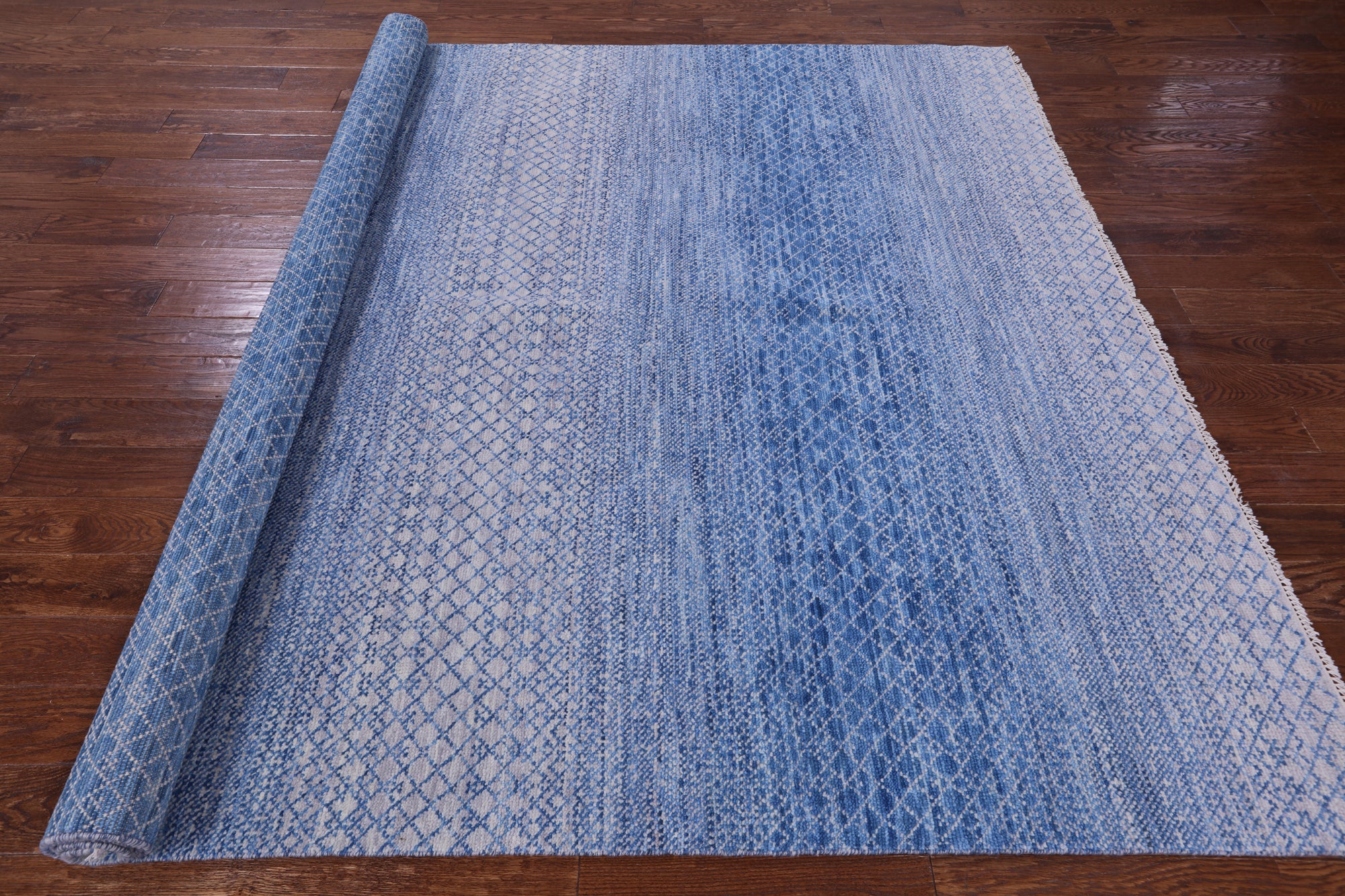 Savannah Grass Handmade Wool Rug - 8' 1" X 10' 1" - Golden Nile