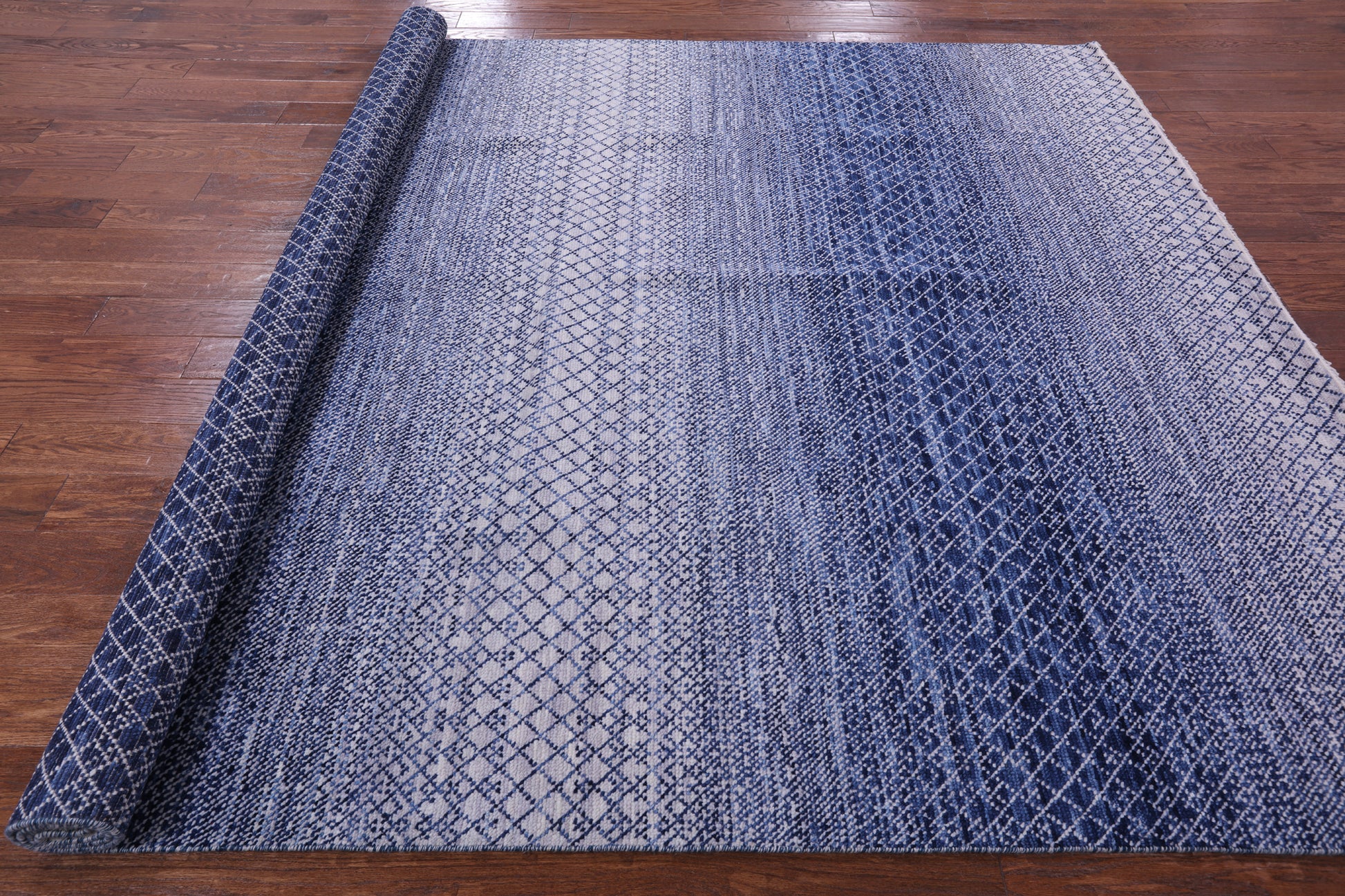 Savannah Grass Hand Knotted Wool Rug - 8' 1" X 10' 4" - Golden Nile
