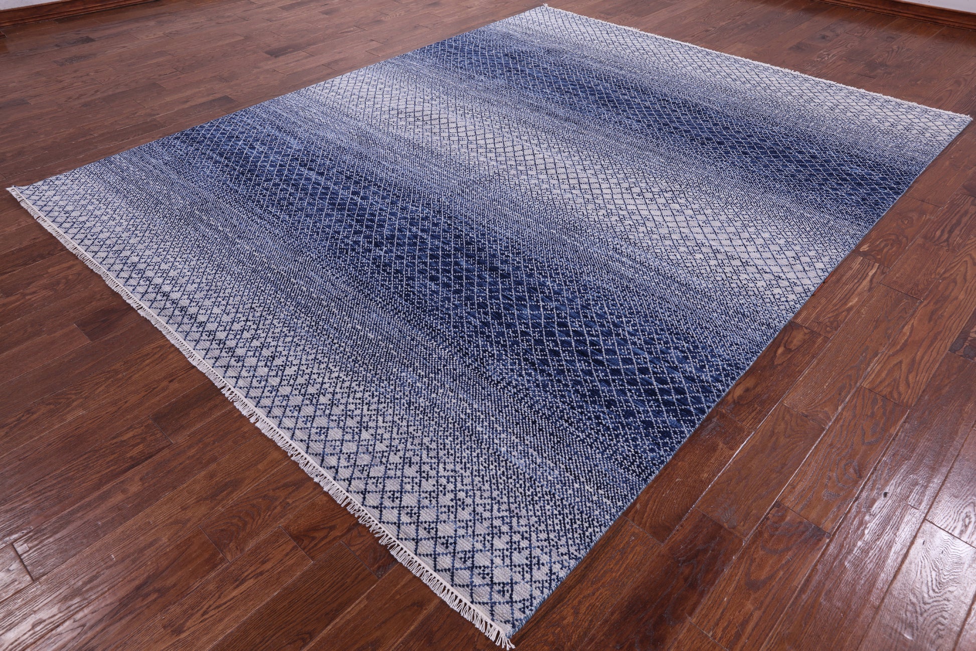 Savannah Grass Hand Knotted Wool Rug - 8' 1" X 10' 4" - Golden Nile