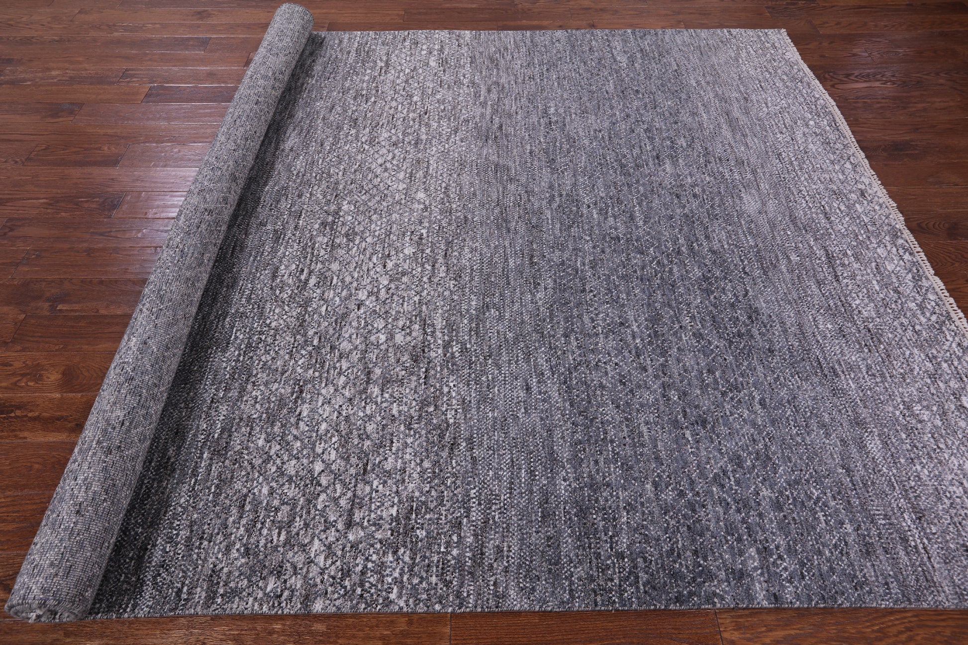 Savannah Grass Hand Knotted Wool Rug - 8' 0" X 9' 11" - Golden Nile