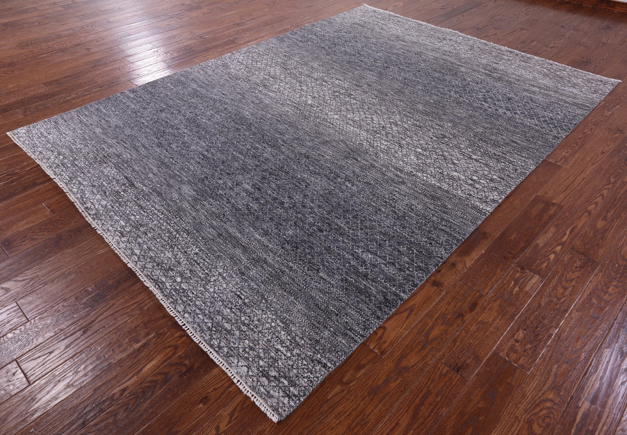 Savannah Grass Hand Knotted Wool Rug - 8' 0" X 9' 11" - Golden Nile
