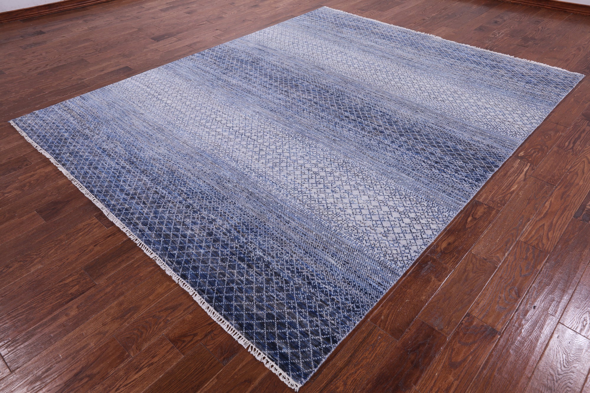Savannah Grass Hand Knotted Wool Rug - 7' 8" X 10' 7" - Golden Nile