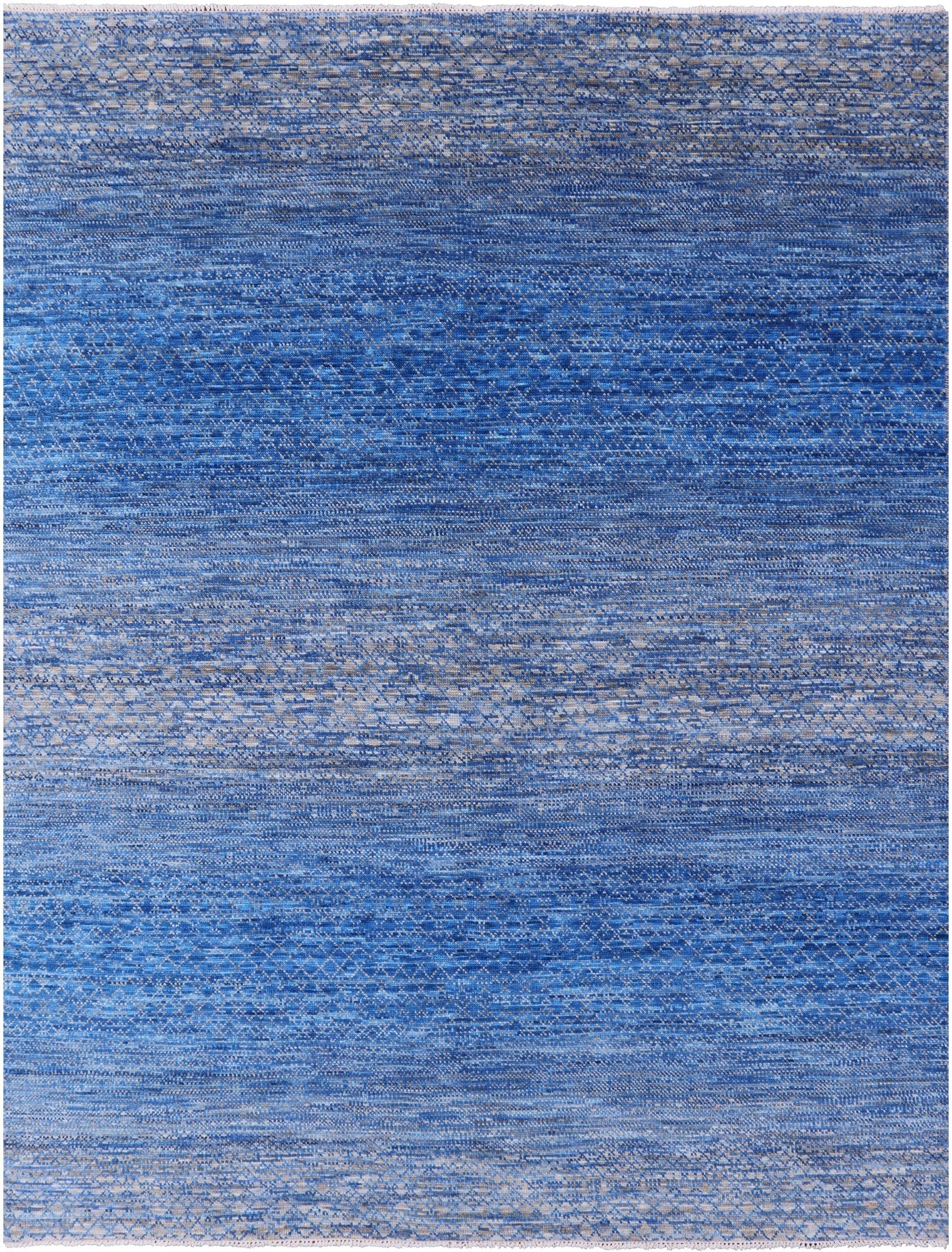 Savannah Grass Hand Knotted Wool Rug - 7' 9" X 10' 3" - Golden Nile