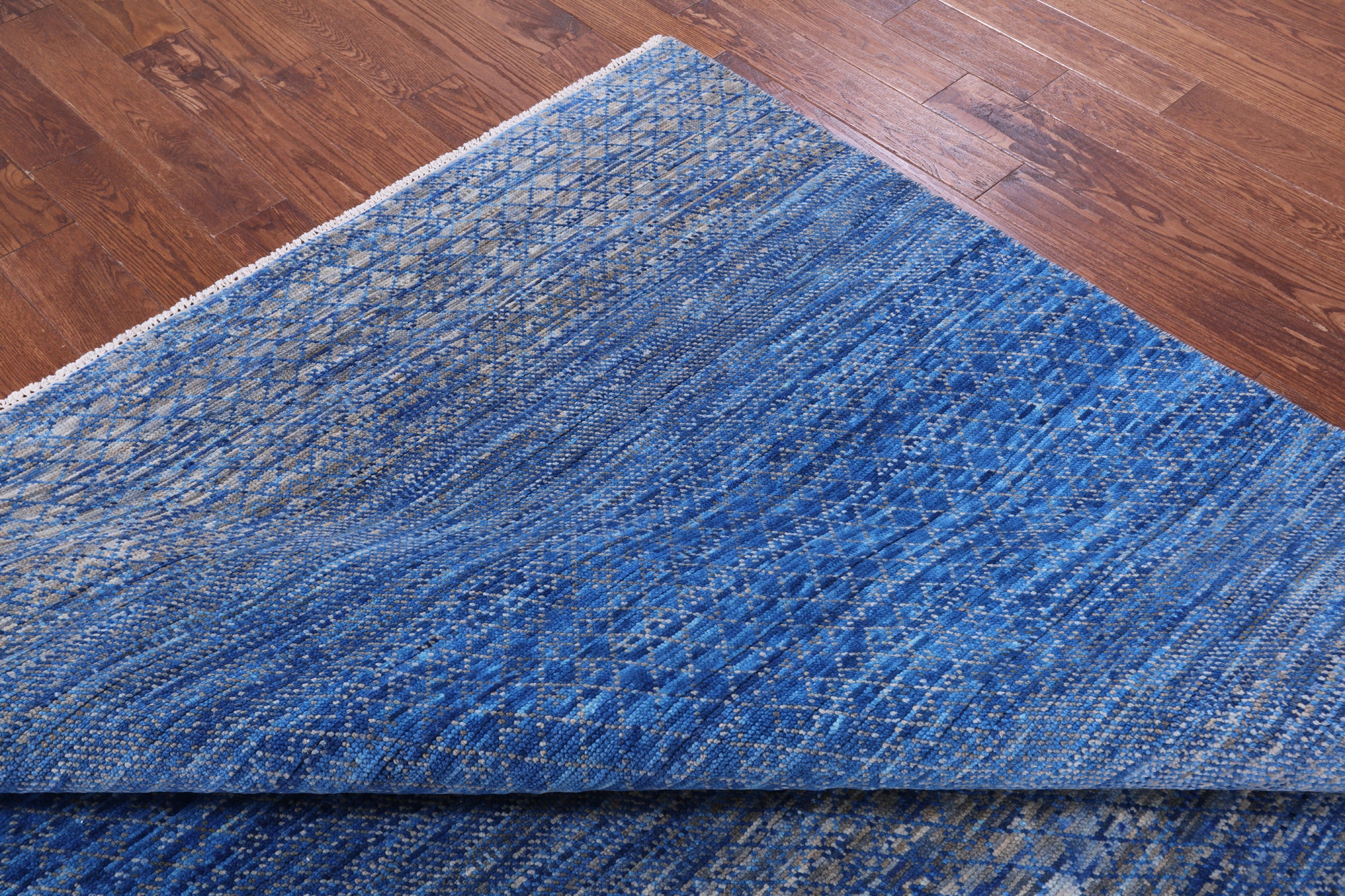 Savannah Grass Hand Knotted Wool Rug - 7' 9" X 10' 3" - Golden Nile